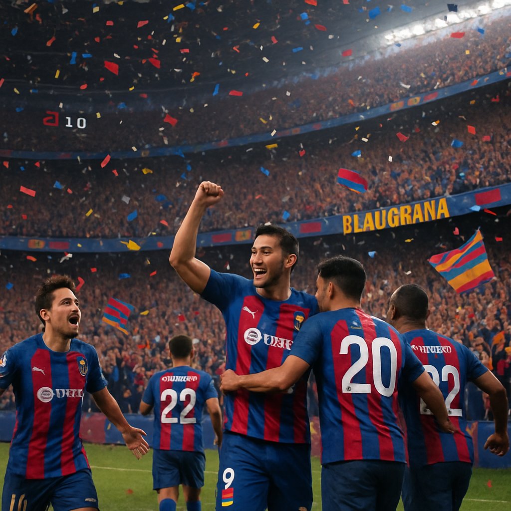 Ilustrasi Barcelona Unggul 4-2, Zeusbola Hadirkan Drama Gol